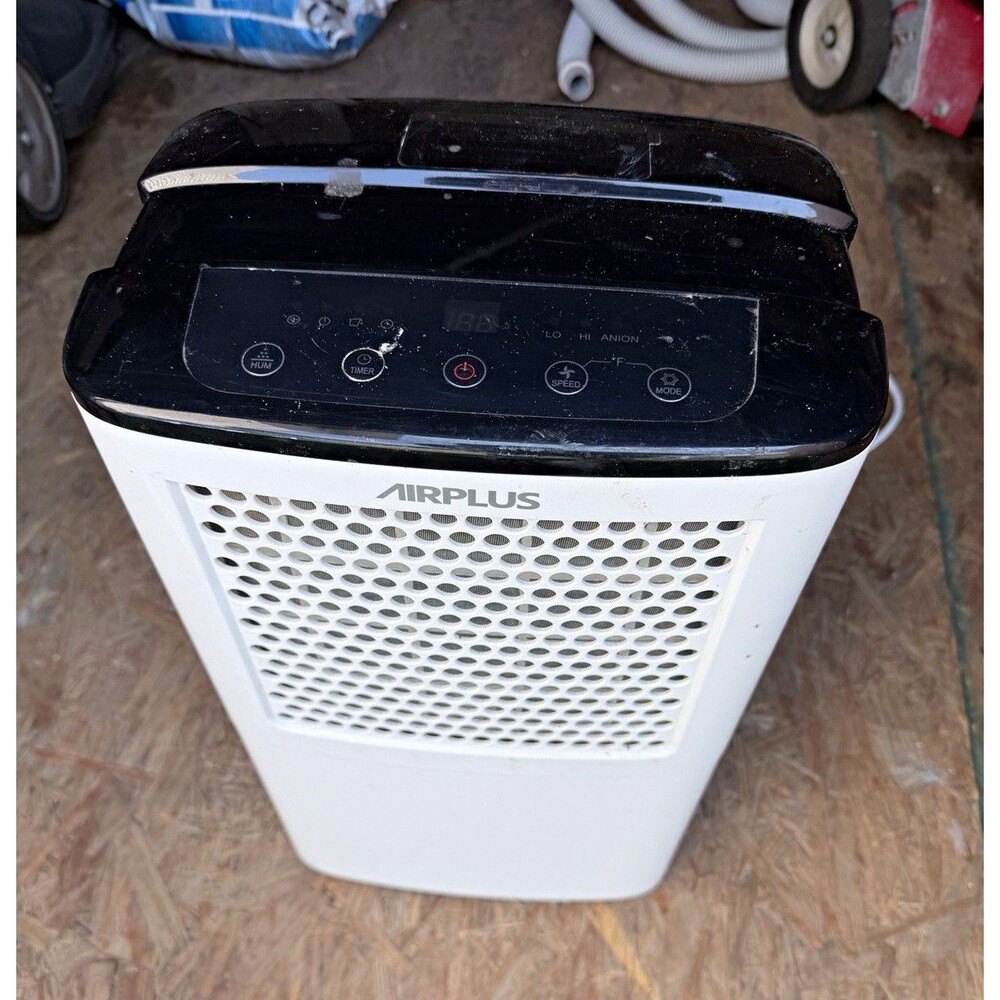 AIRPLUS 1-30 Pint Console Dehumidifier 115V White/Black Digital 24hr Timer